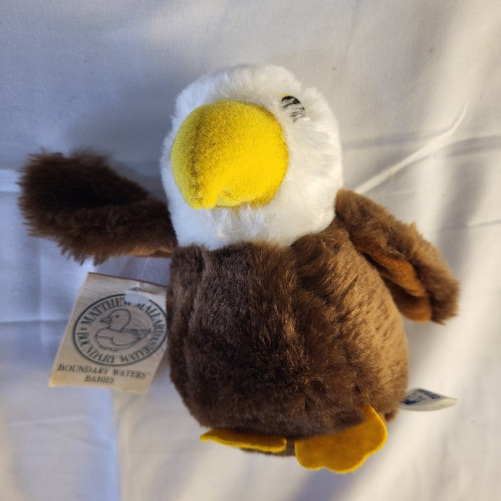 Vintage Carousel Dayton's Boundry Waters Babies Edward Eagle 1984 Stuffed Animal